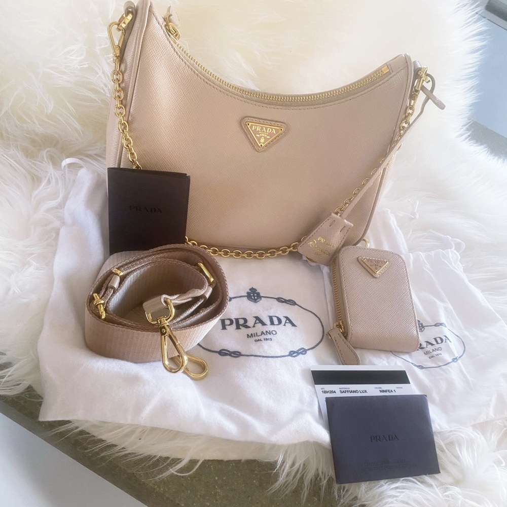Prada re edition Saffiano leather Ninfea